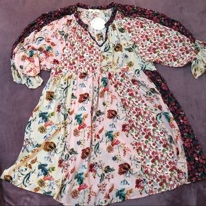 Umgee Floral Dress NWT